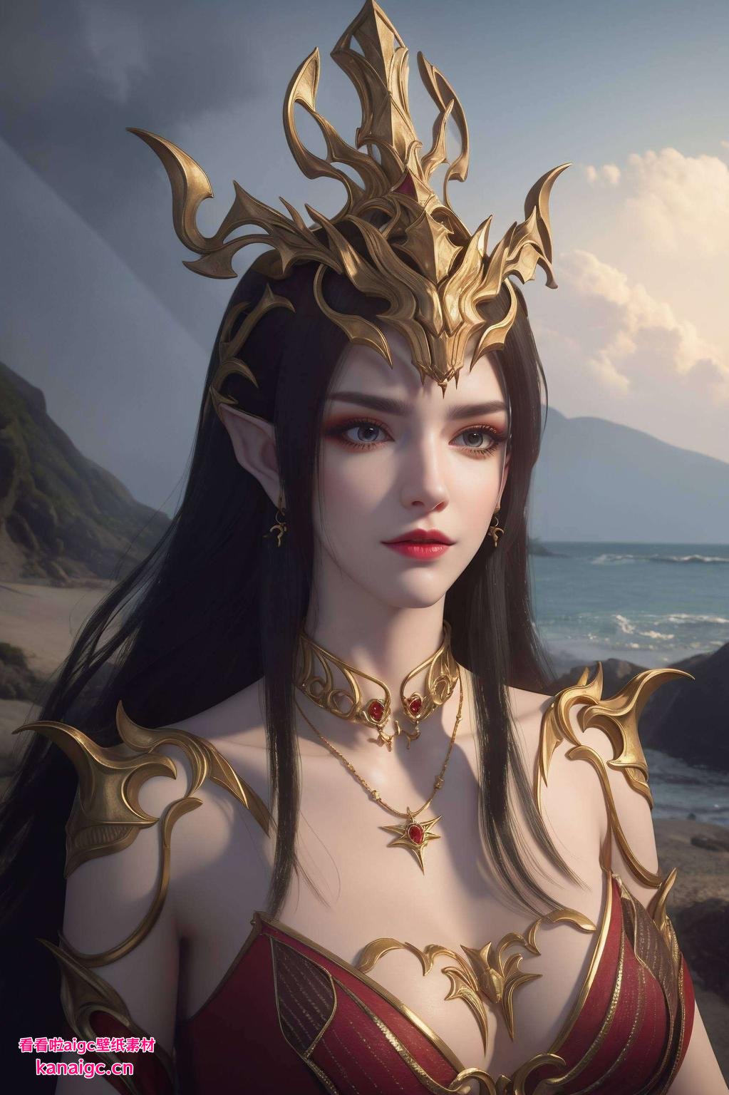 冷艳蛇魅炫彩斗破！美杜莎壁纸