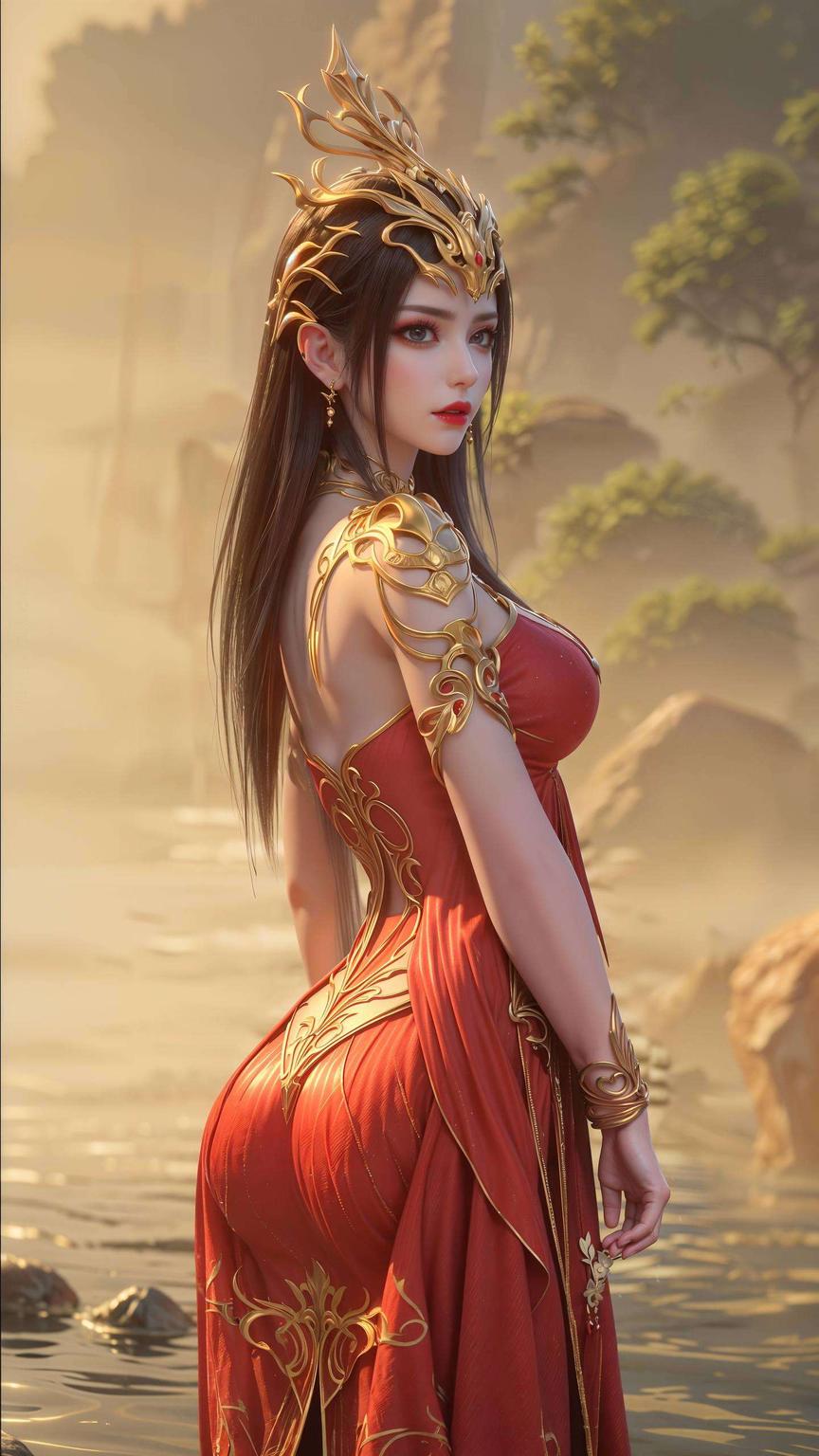 神秘又动人这款极简风美杜莎哭壁纸