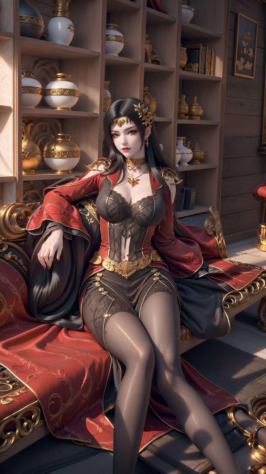 简直是养眼壁纸的巅峰之作！无水印设计这高清美杜莎视频壁纸