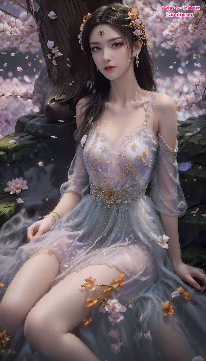 细节满分蛇发飘逸生动