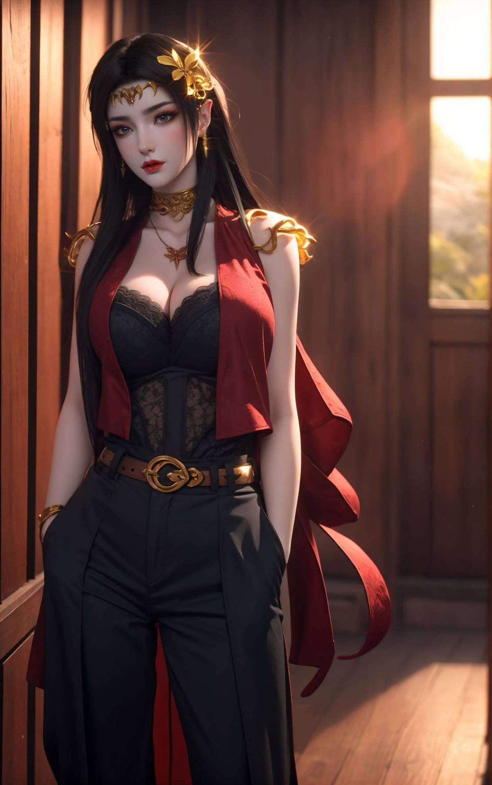 气质冷艳简洁风格更显大气