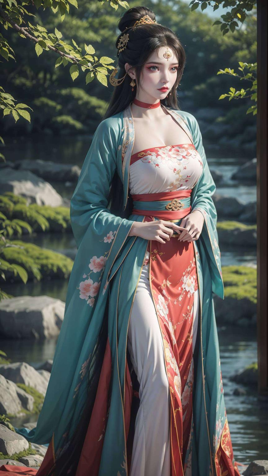 主角是我们AI国漫的女神墨云！看这高清美图简直萌化人心！快来收藏这款可爱壁纸