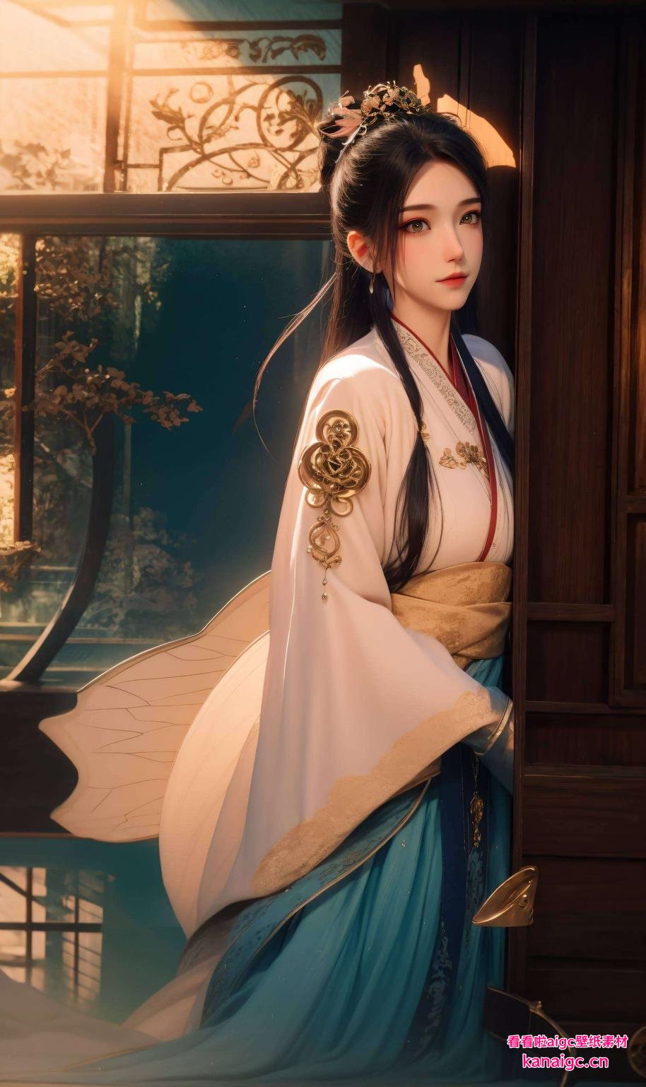 让电脑瞬间变身动漫小天地！绿色背景中清新养眼