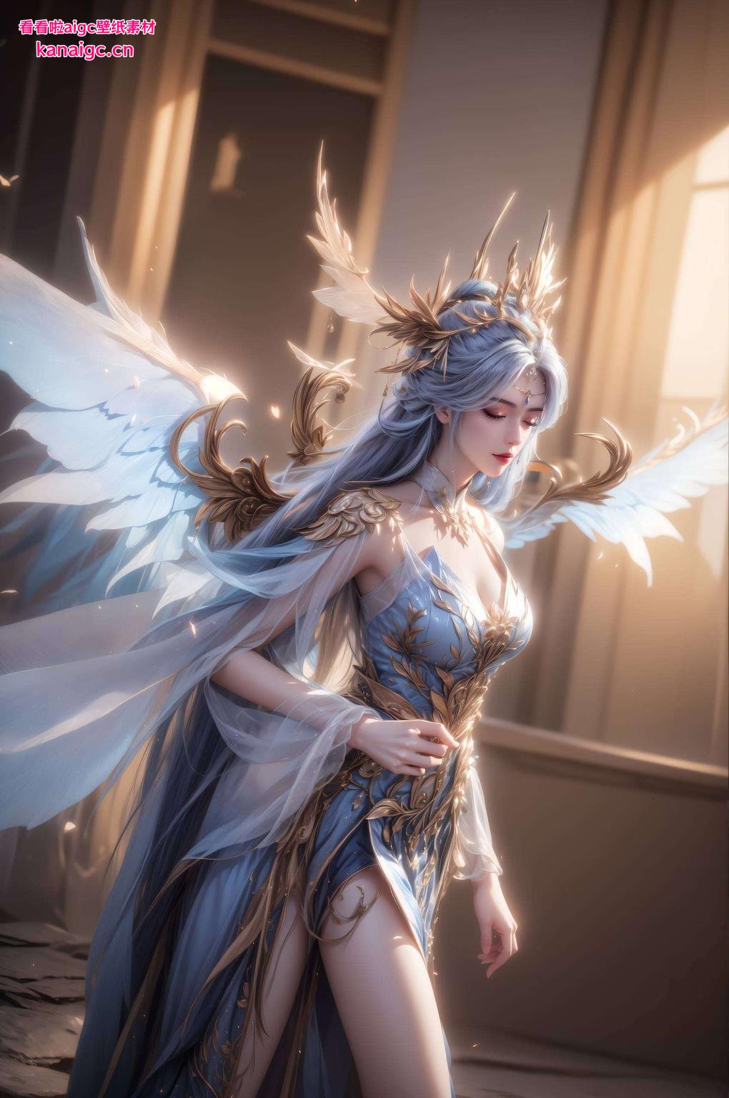 护眼壁纸宁雨蝶翩翩起舞