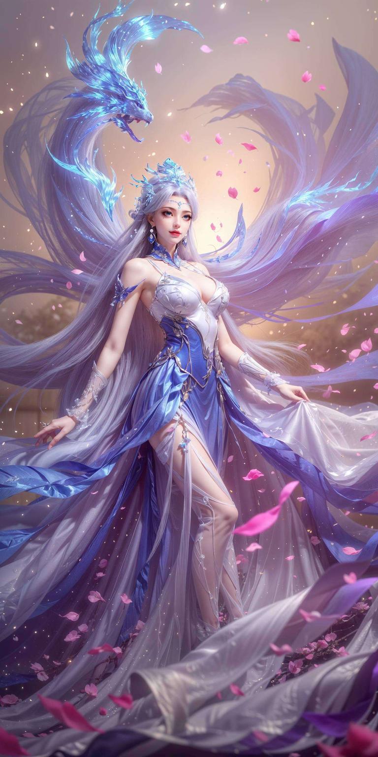 美轮美奂AI绘画壁纸横屏呈现