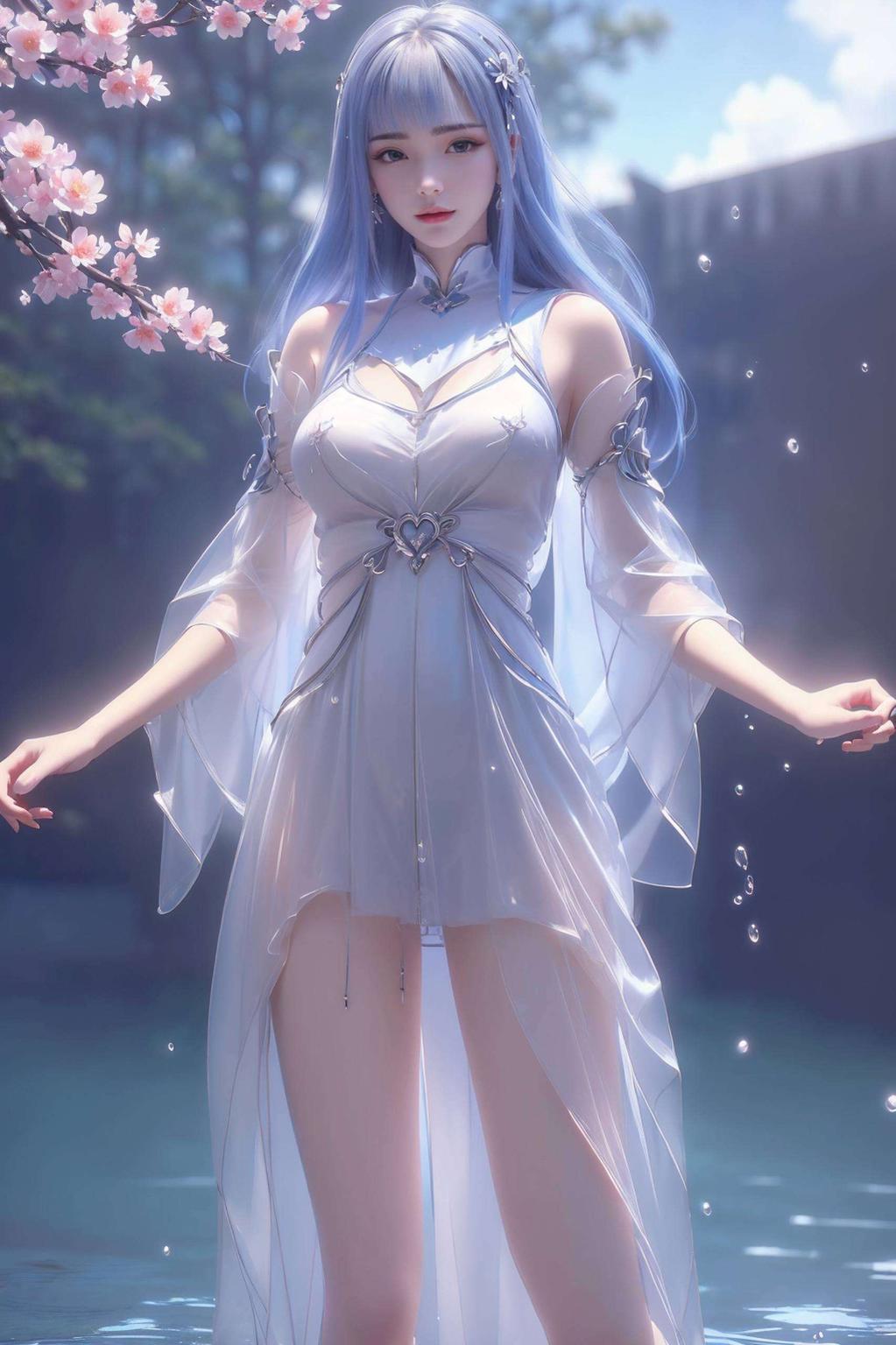 高清电脑墙纸泪眼中透着不屈