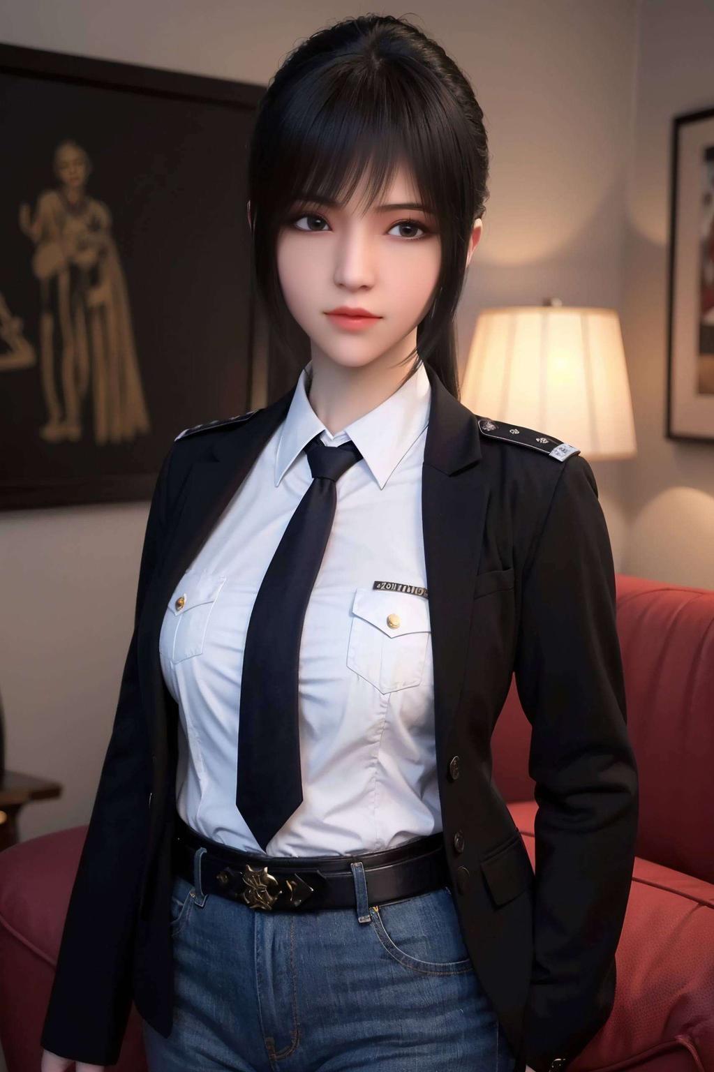 动态效果流畅琪琳英姿飒爽