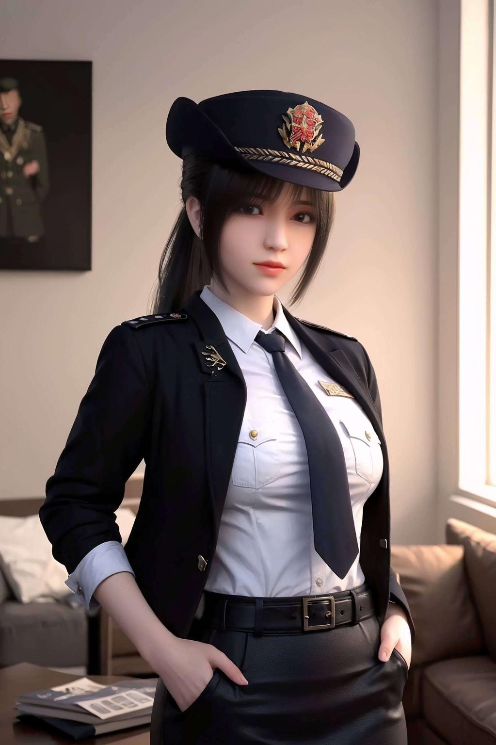 动态效果流畅琪琳英姿飒爽