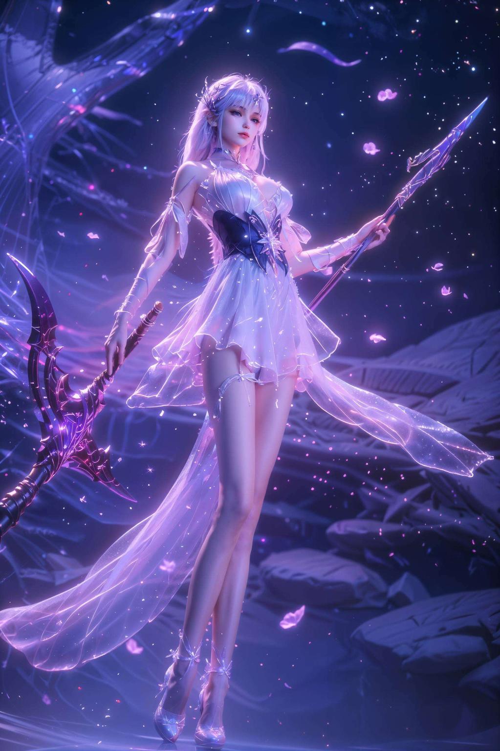 苹果背景墙上细腻角色描绘