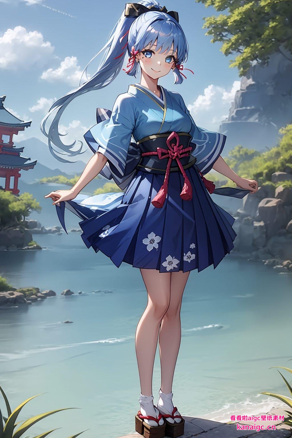 感受冰凉触感拿起手机