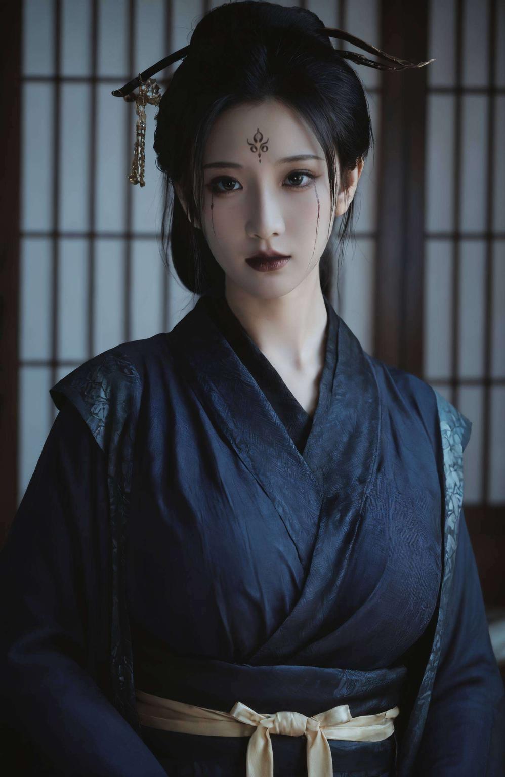 ins风满满！细腻笔触勾勒出古典韵味四妹古风壁纸