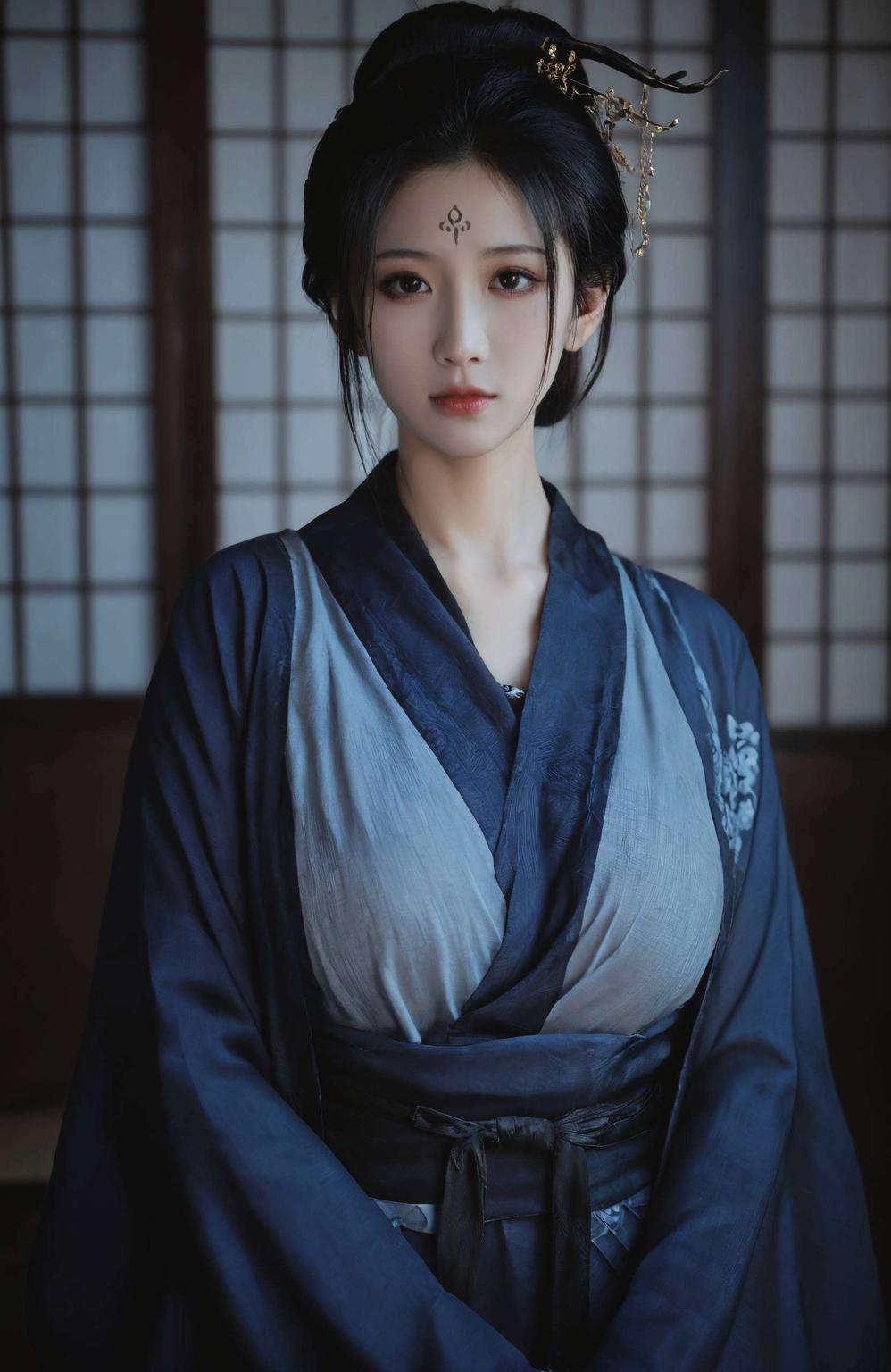 这款1920x1080的悟空四妹壁纸搭配上极简的设计