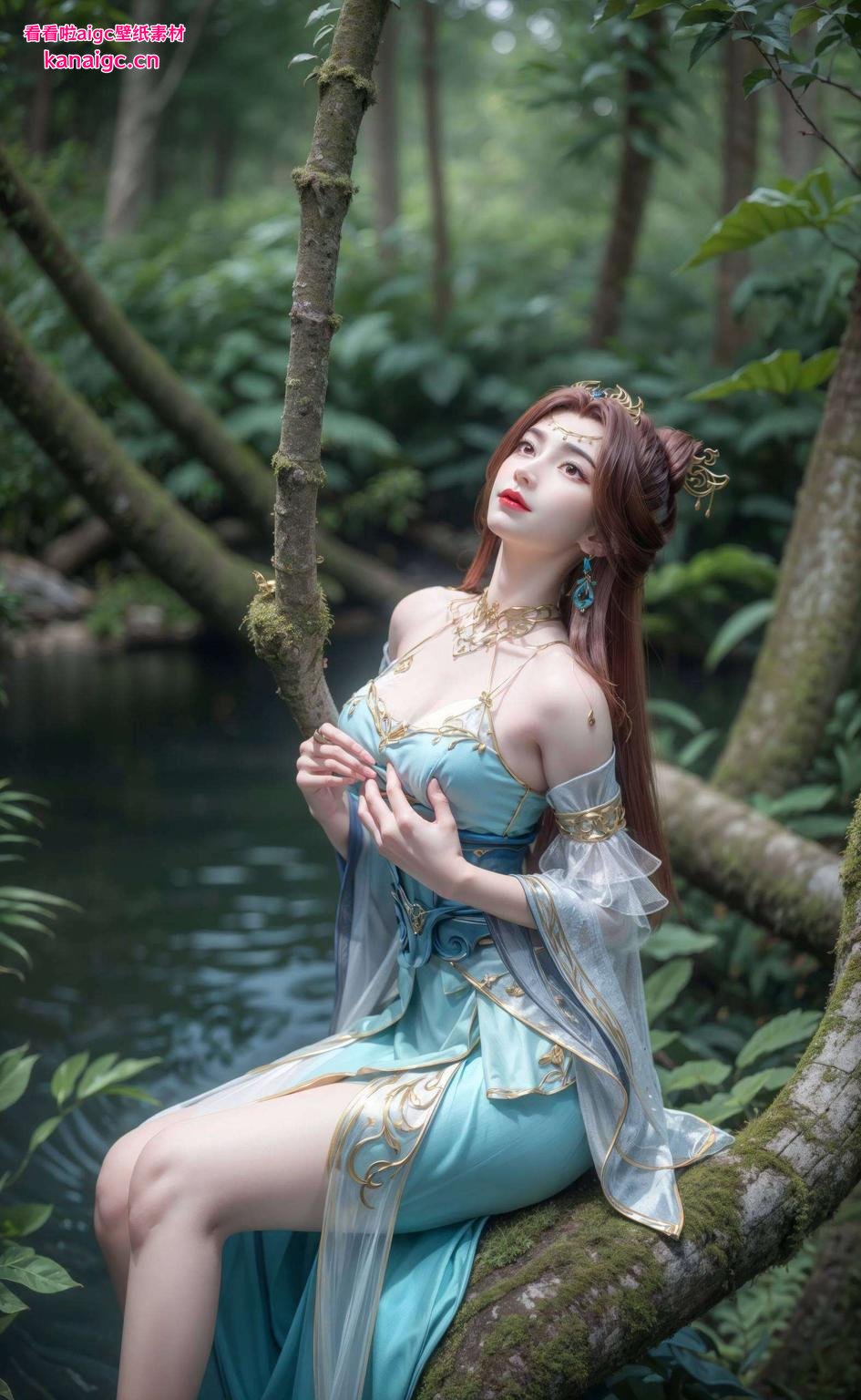 今天给大家带来一款超清新的壁纸——苏灵韵的简约风绿色调护眼