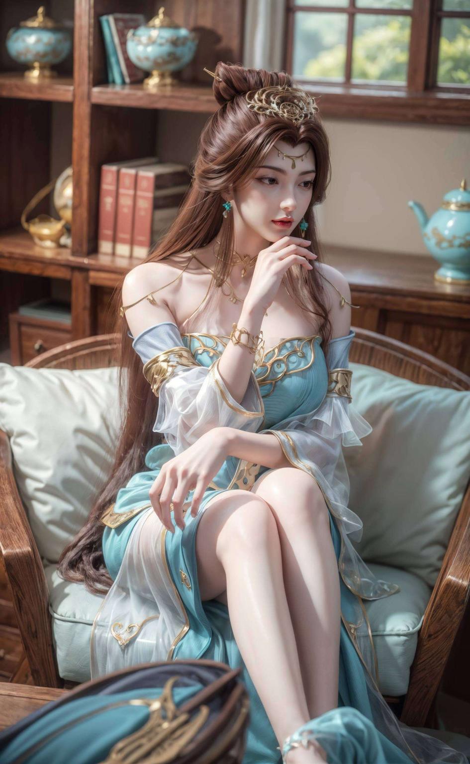 女神美图壁纸主角是我们AI国漫女神苏灵韵