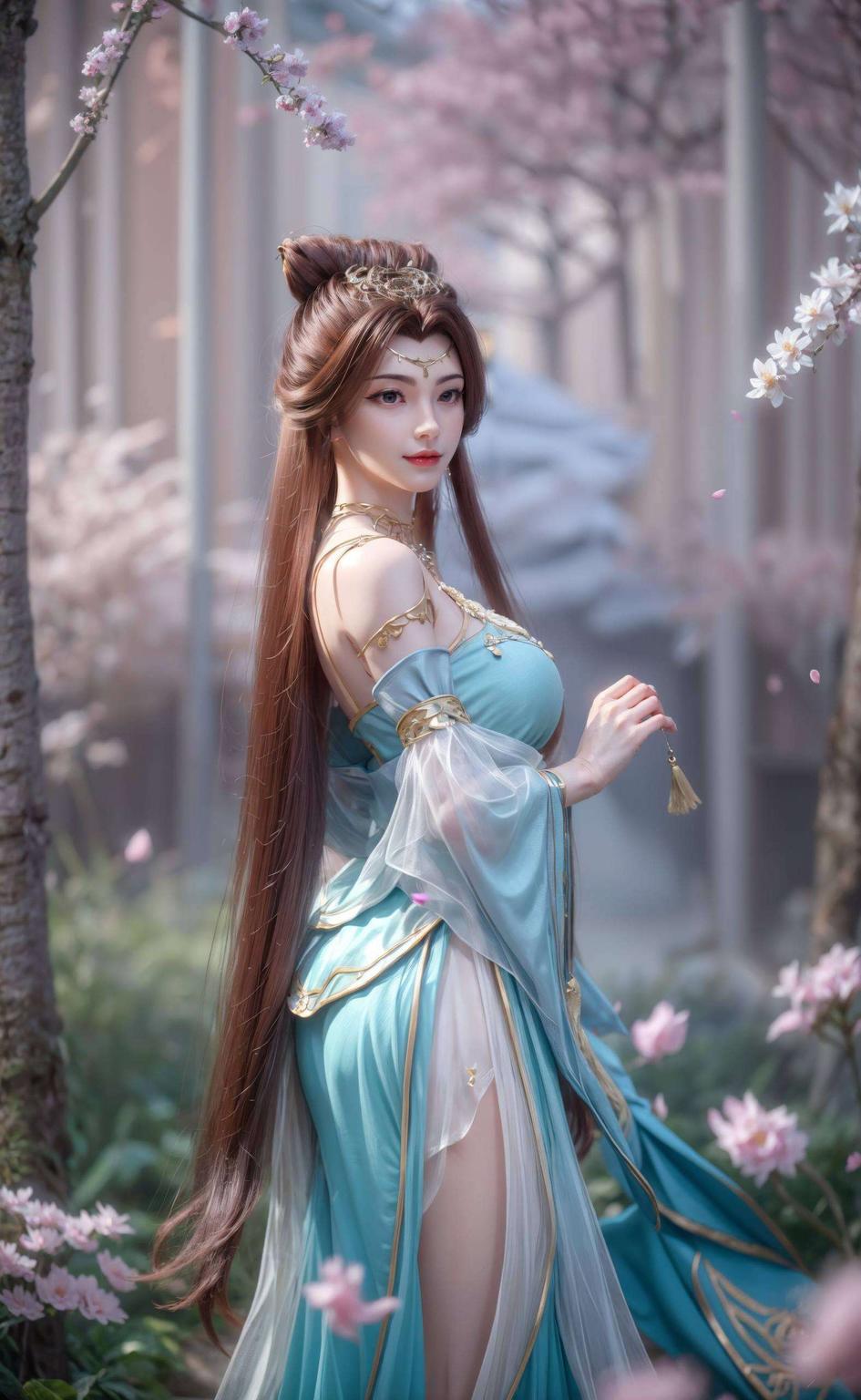 苏灵韵翩翩起舞今天给大家带来一款超炫的PC桌面装饰图——苏灵韵官方动态壁纸！画面中