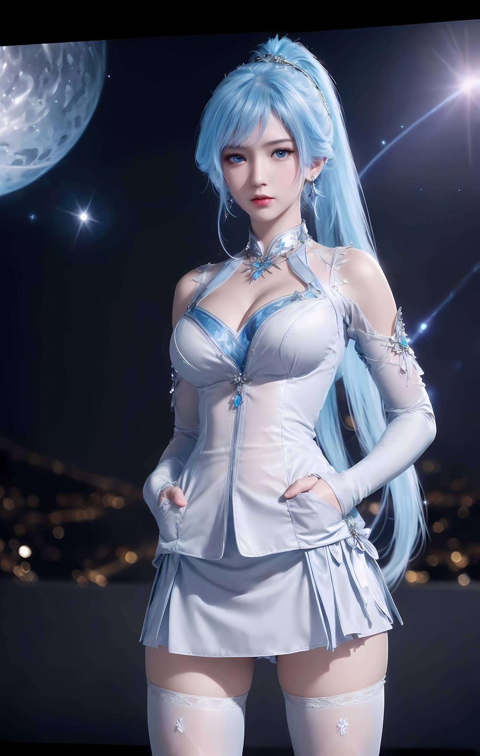 特别适合平板桌面高清大图的唐舞桐身材壁纸