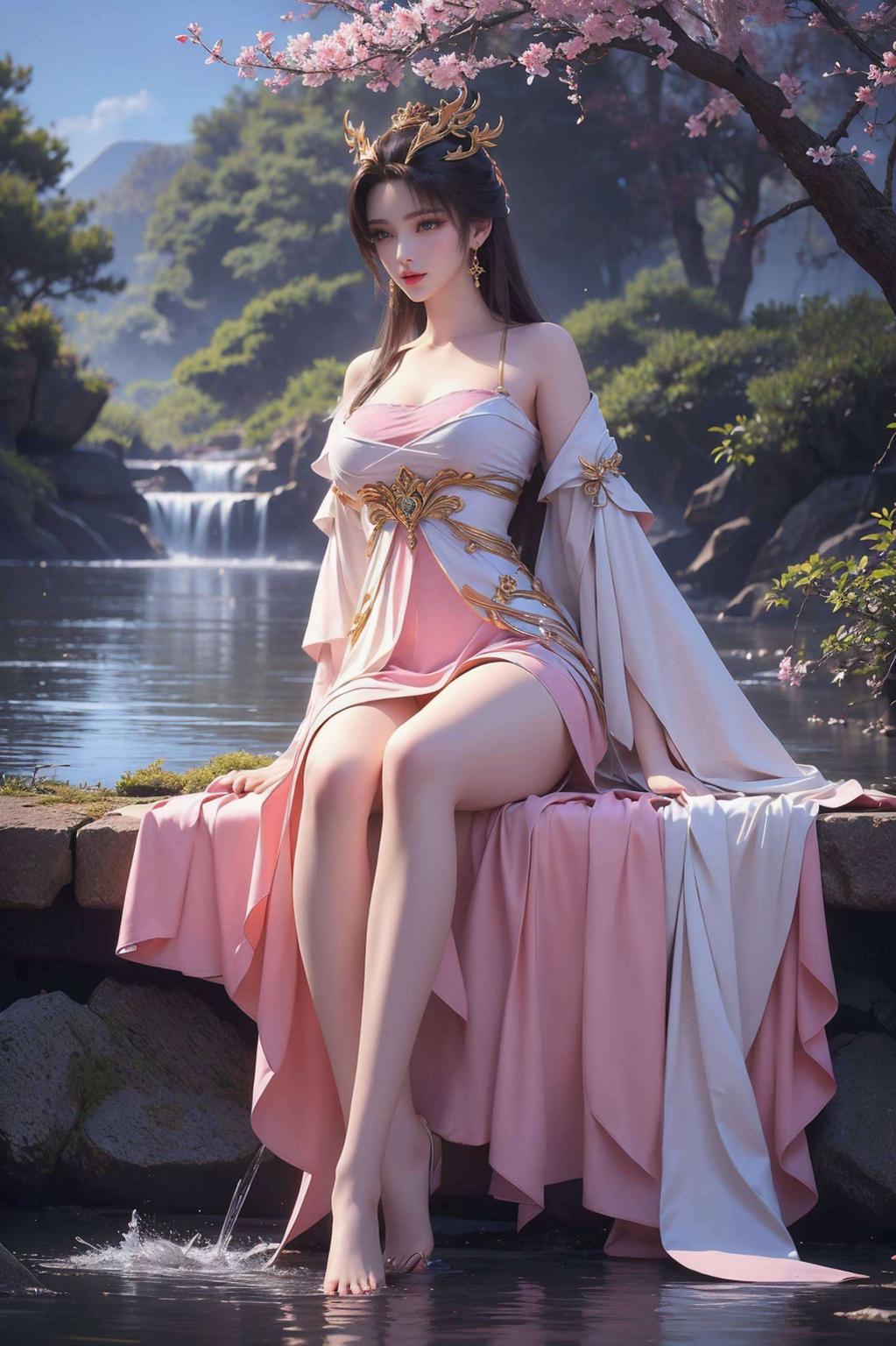 让你的iPad瞬间变身仙境！带你领略天狐仙子穿泳衣的清新魅力