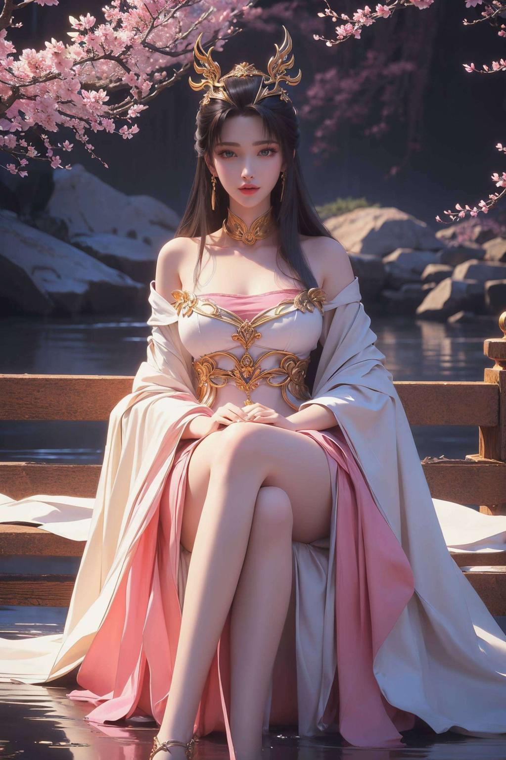 为你的iPad增添一抹神秘仙气天狐仙子竖屏壁纸