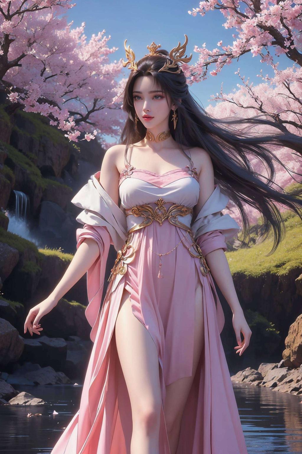 高清横版壁纸国漫女神天狐仙子