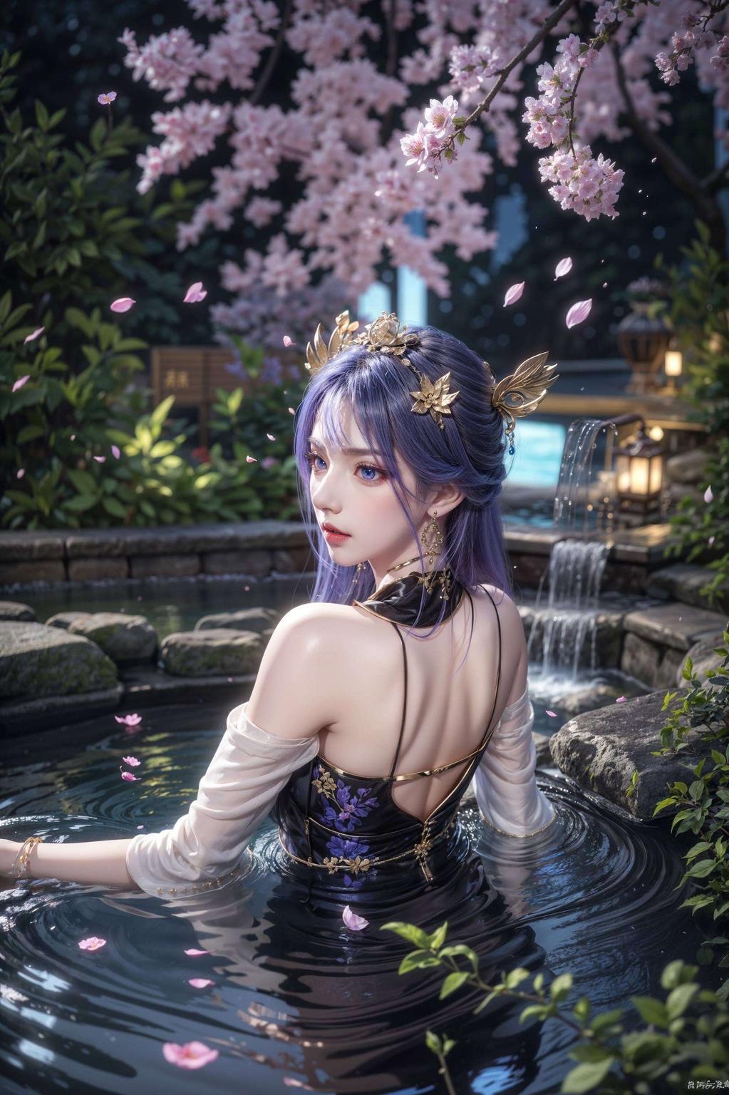 粉嫩嫩的仿佛置身于甜蜜的梦境中