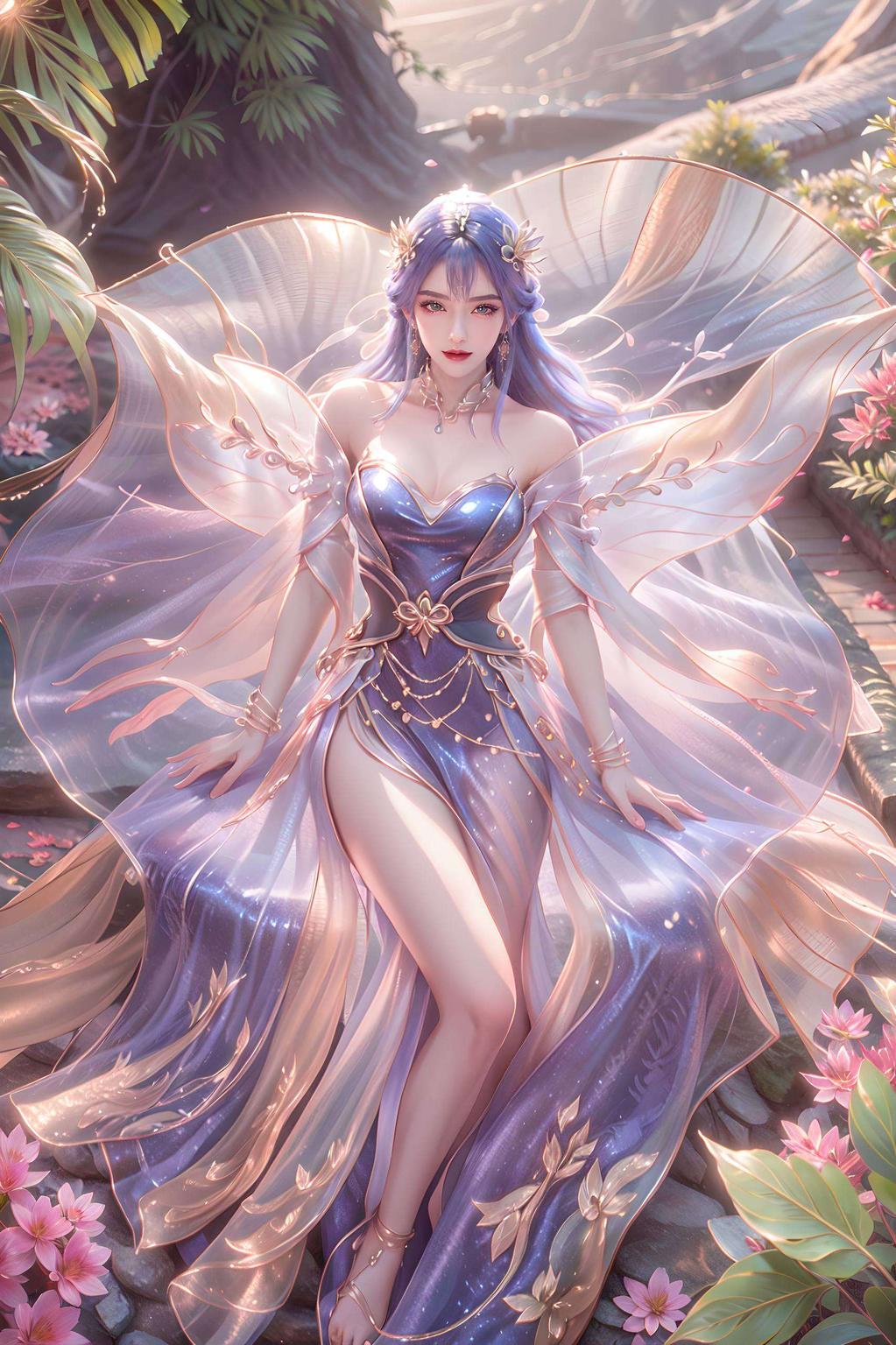 少女心爆棚粉色梦幻！天穹jk壁纸