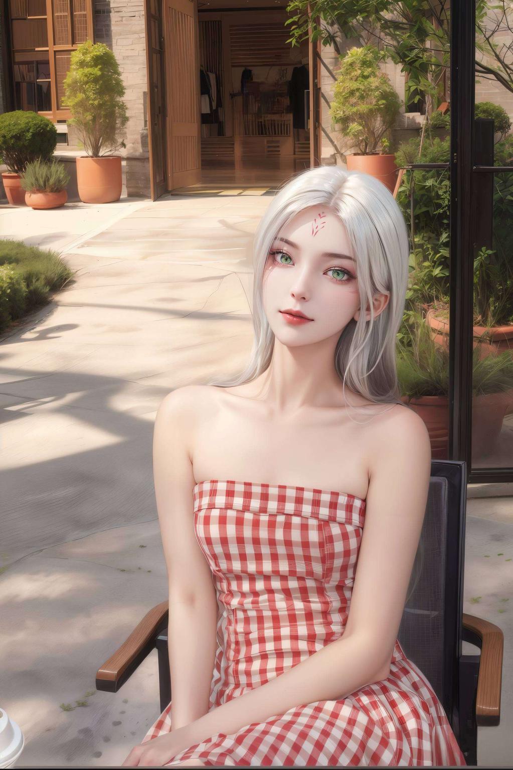 美不胜收！小白戴上面纱