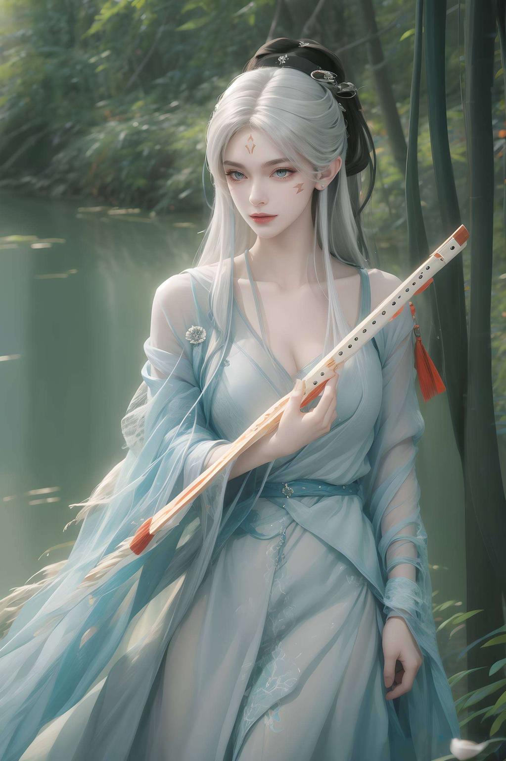 小白仙气逼人动态壁纸美如画