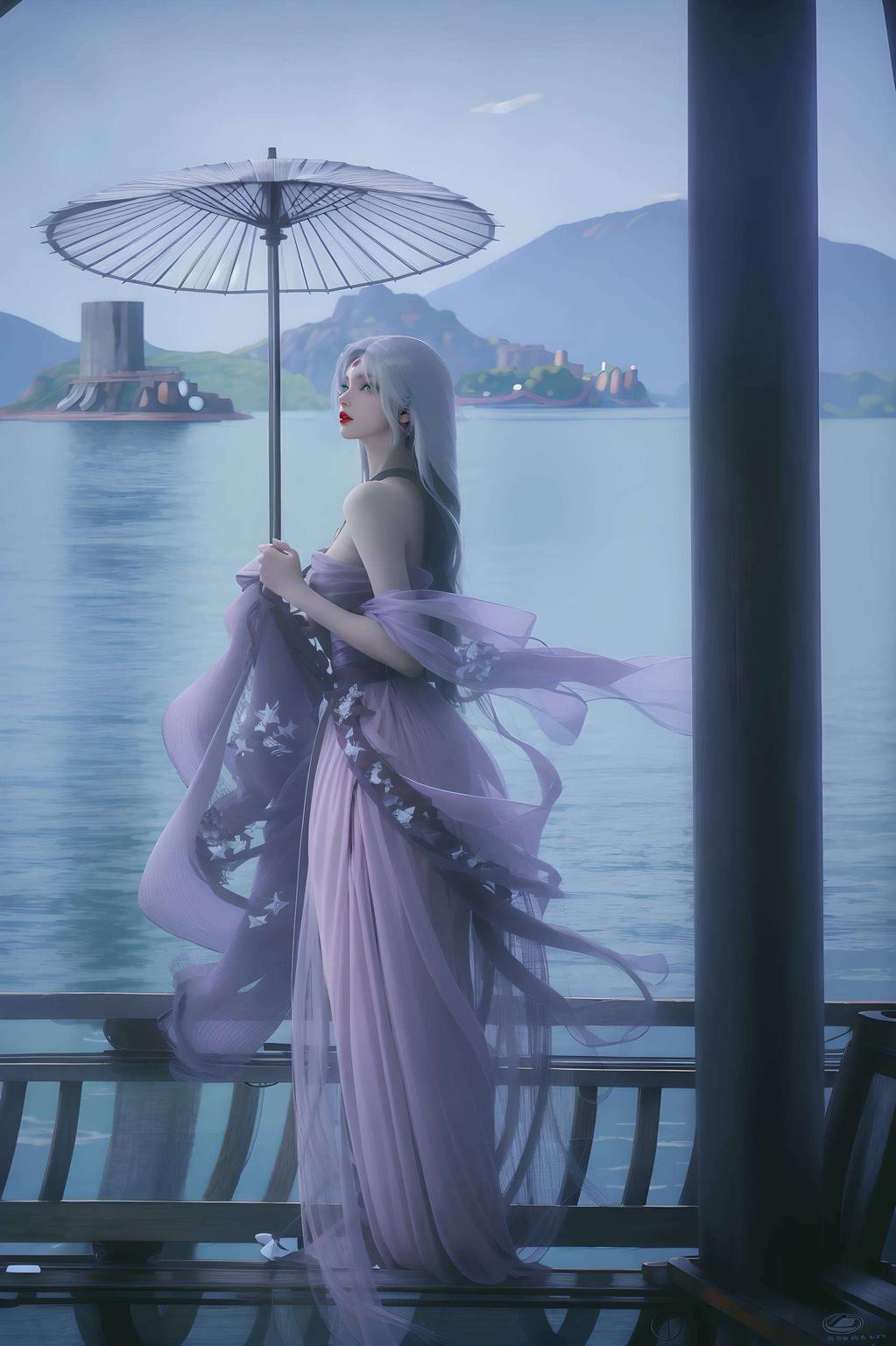 美艳动人小白仙子