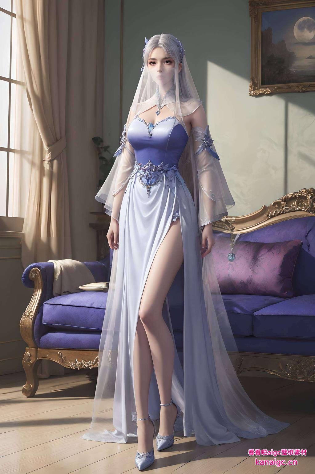 今天给大家带来一款超护眼的免费壁纸！小医仙壁纸全身款大家好