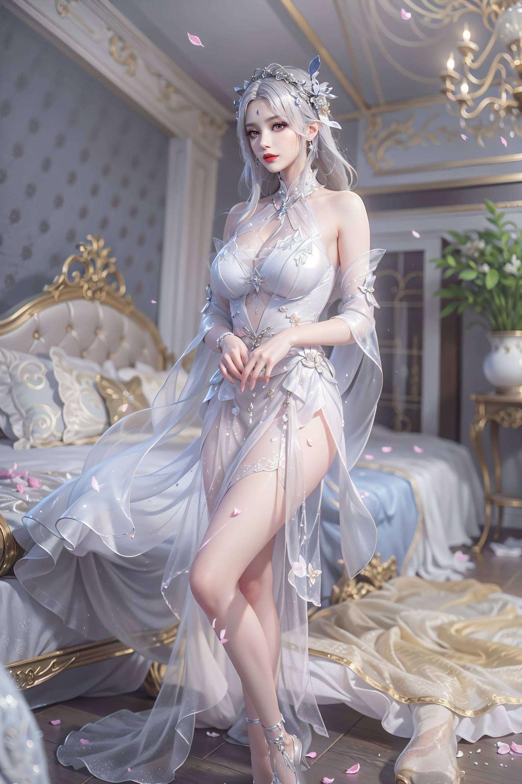 嘿小医仙的温柔眼神与萧炎的坚毅神态完美融合