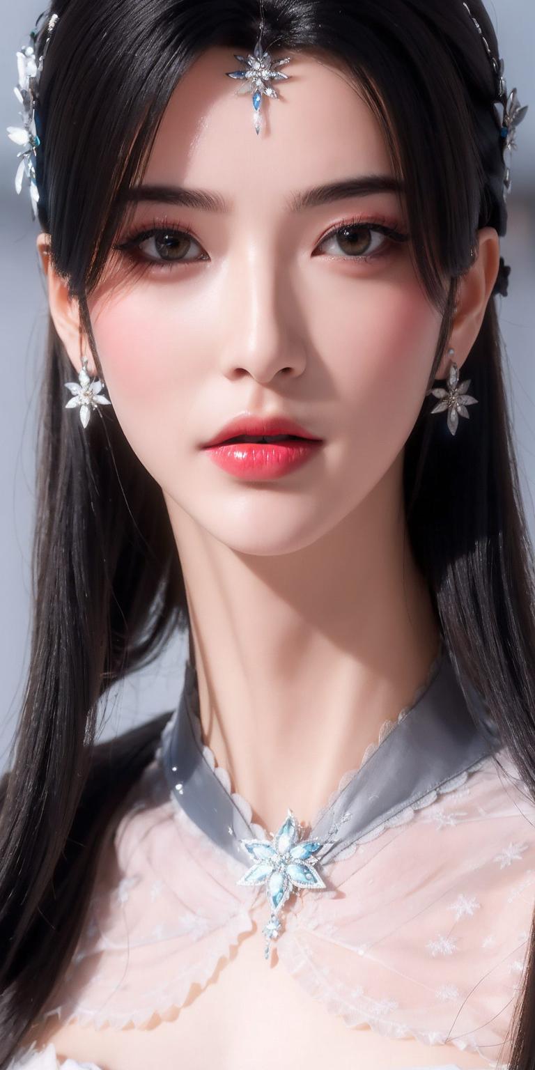 这位美女壁纸主角是AI素材中的夏倾月