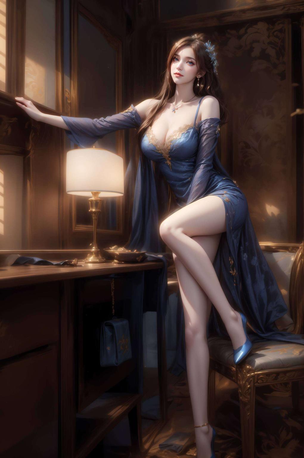 快来下载这位AI素材徐欣壁纸女神