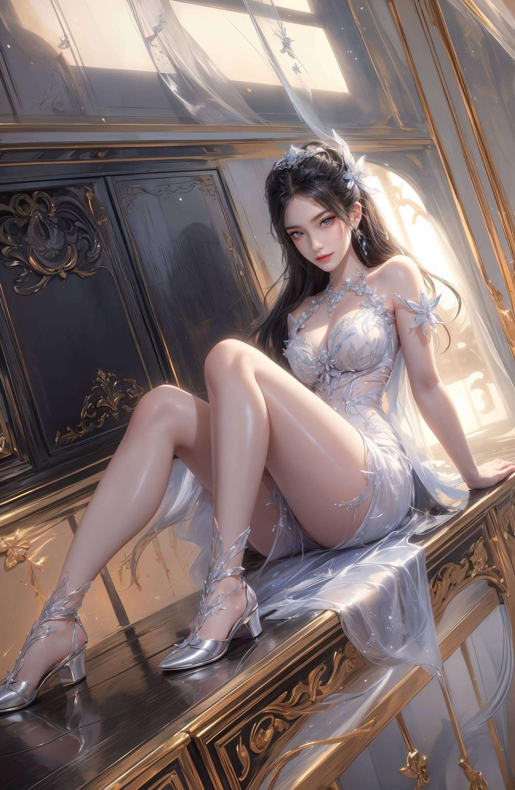 蓝色蝴蝶轻触心弦舞动在电脑桌面