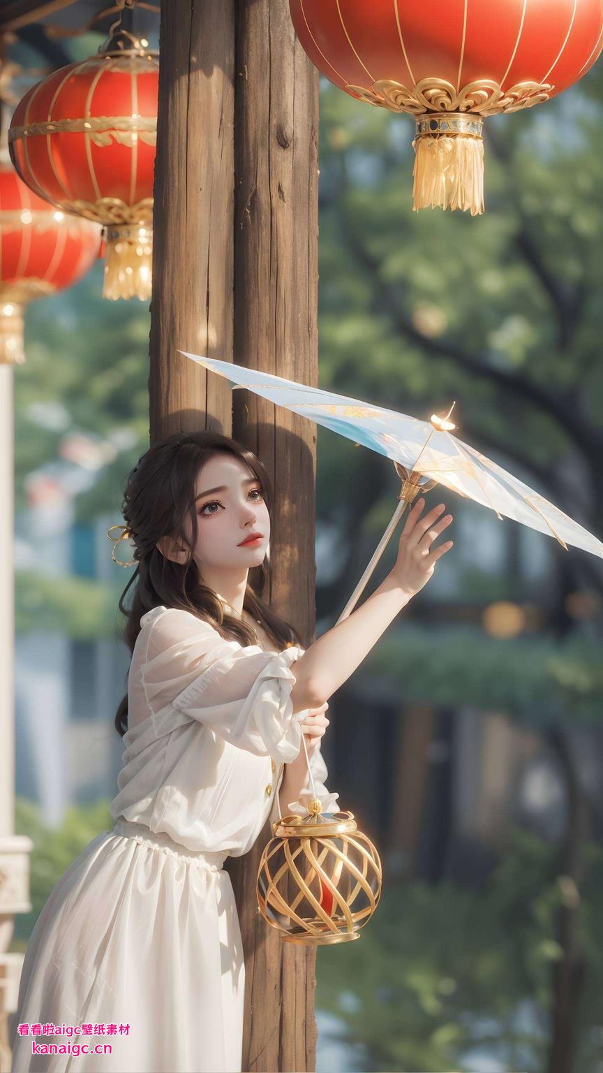 养眼壁纸大放送！AI国漫女神姚曦免费高清电脑背景美得让人心动