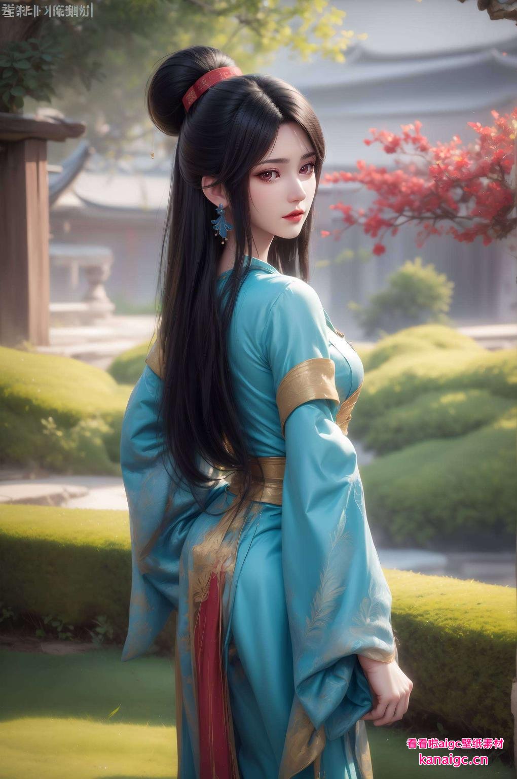 邂逅元尊夭夭之美高清背身图鉴