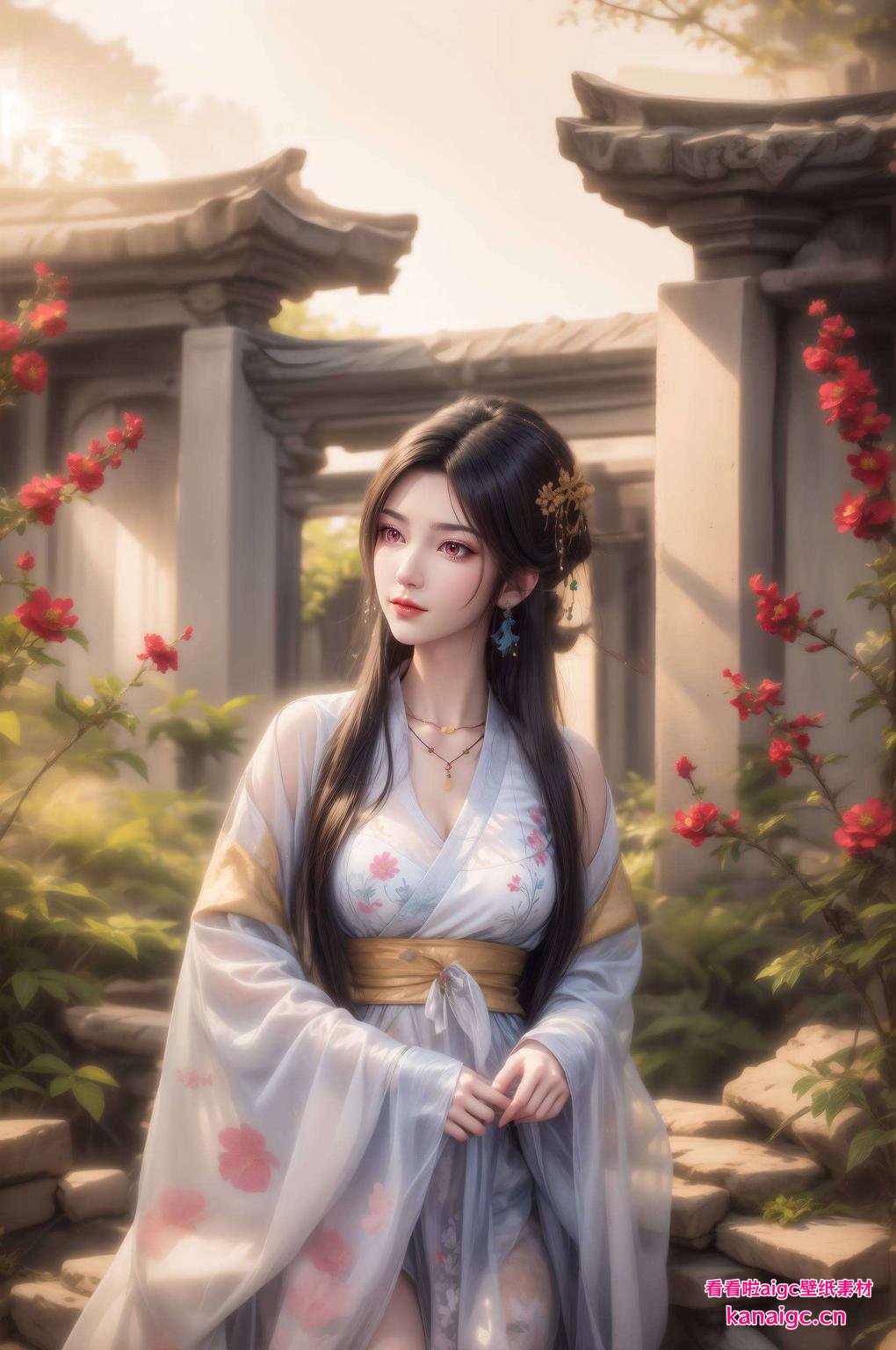 夭夭与元尊浪漫拼接高清壁纸美不胜收