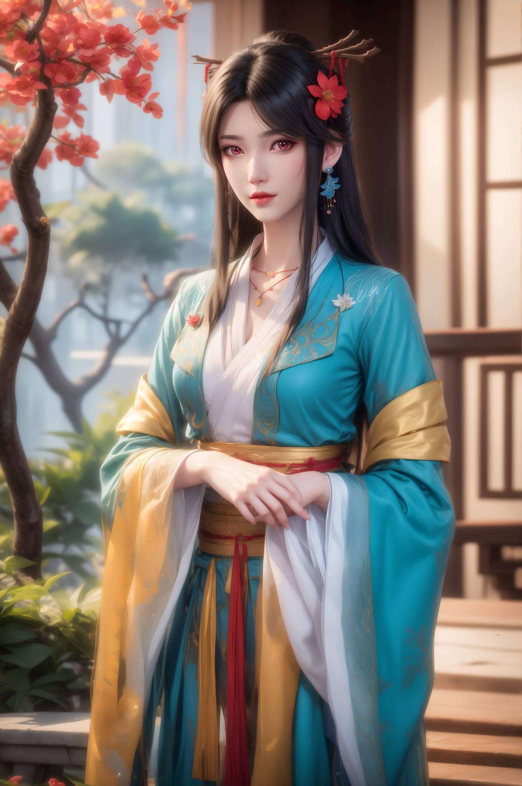 色彩鲜艳带你领略元尊、苏幼薇、夭夭的动态魅力！画面细腻