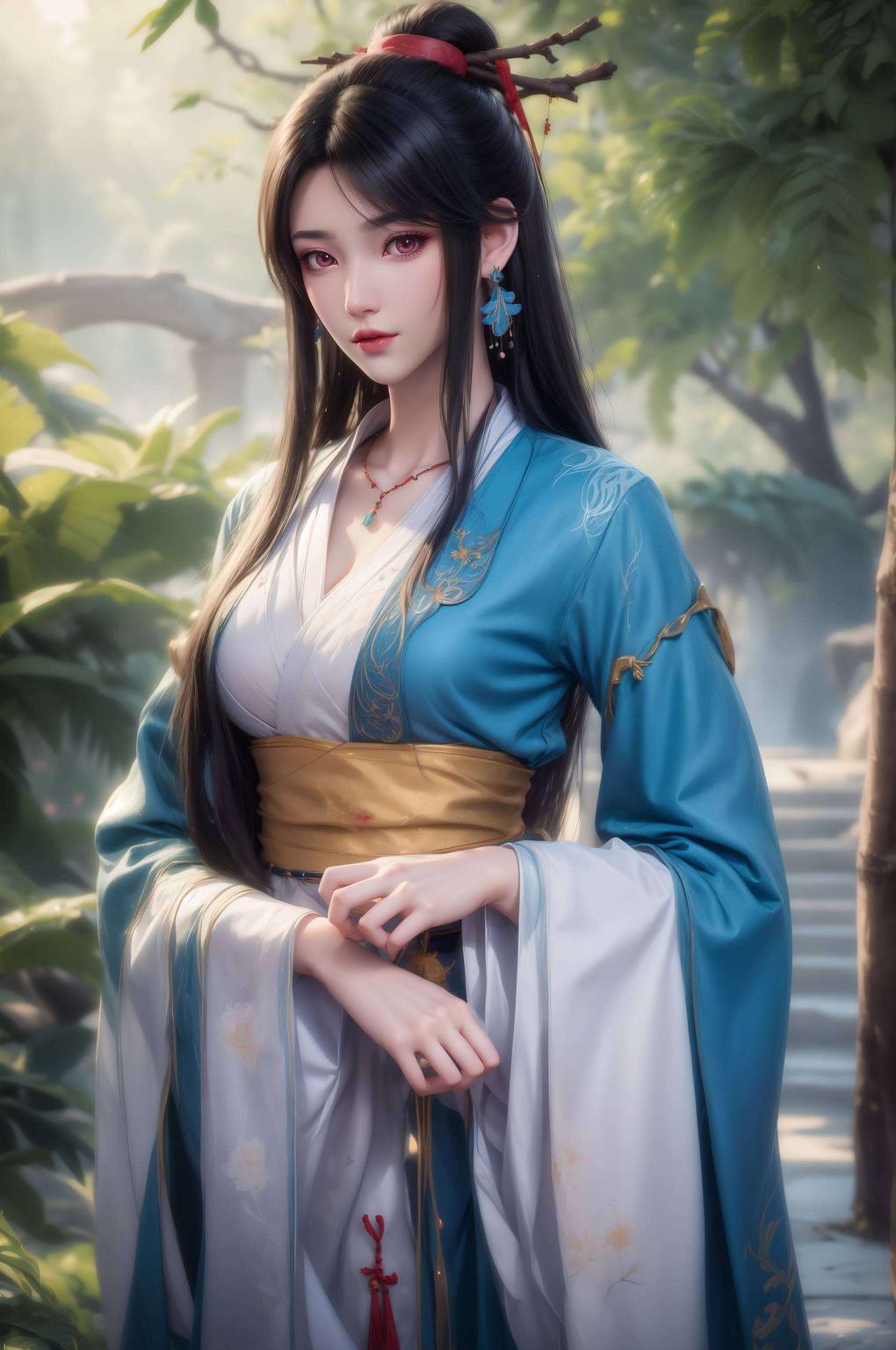 细腻画质夭夭神图锁屏