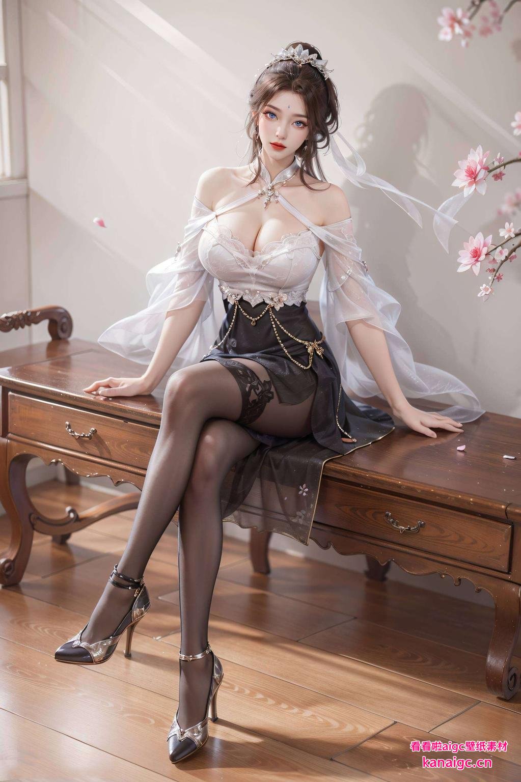 月婵美女壁纸犹如置身梦幻仙境