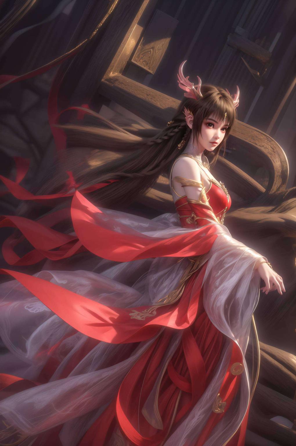 云落哭泣的全身形象这款壁纸超清唯美