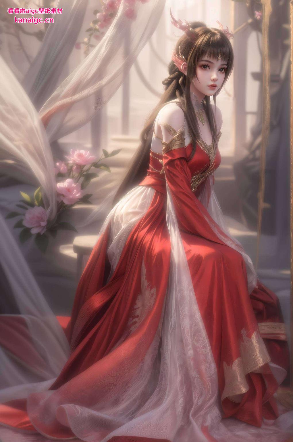 粉色花瓣轻盈飘舞设置图片超简单