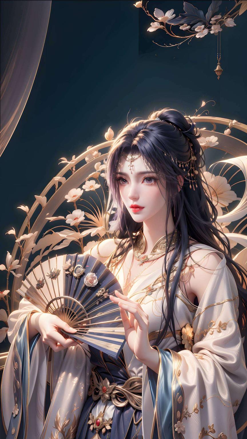 淡雅的画风快来为你的苹果手机增添一抹古韵吧！