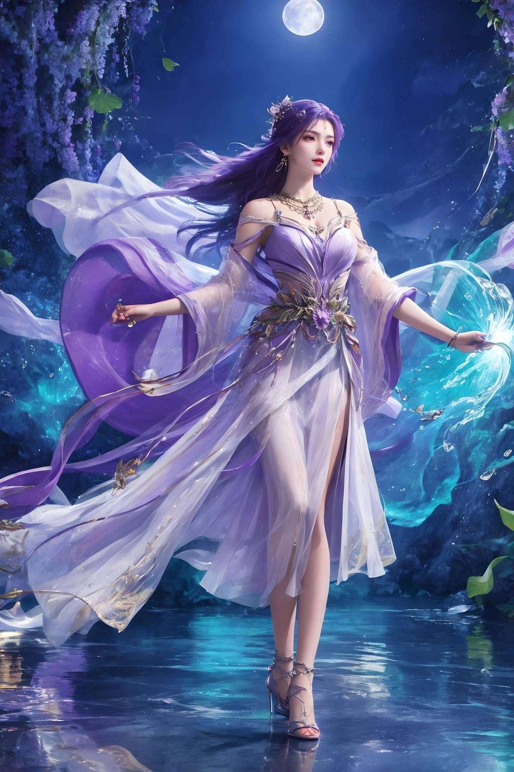 简洁又不失伤感气息孤独的云曦静静守望