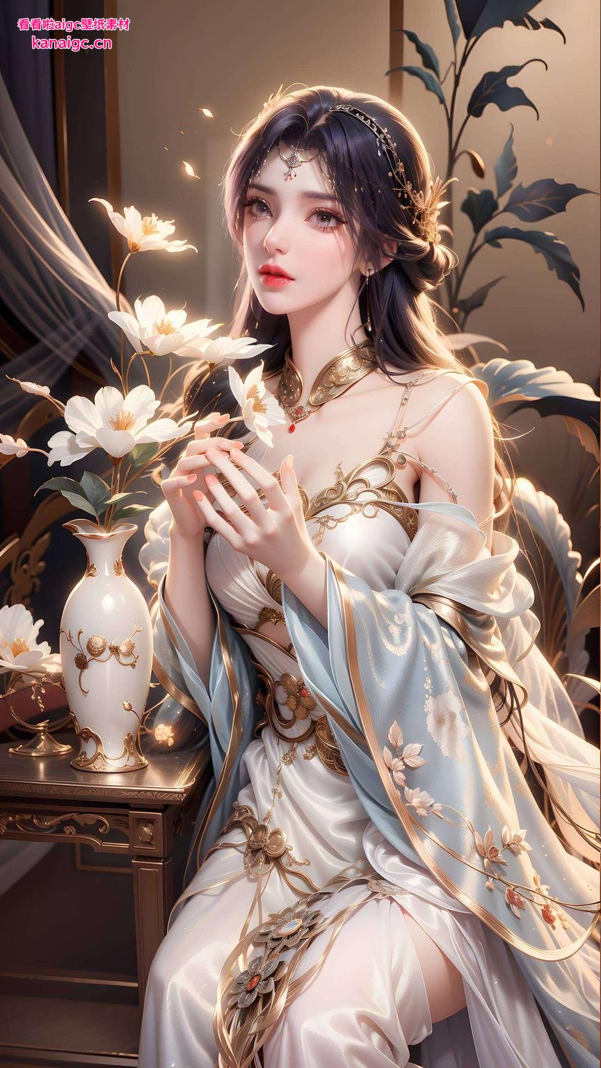 细腻的笔触梦幻般的色彩