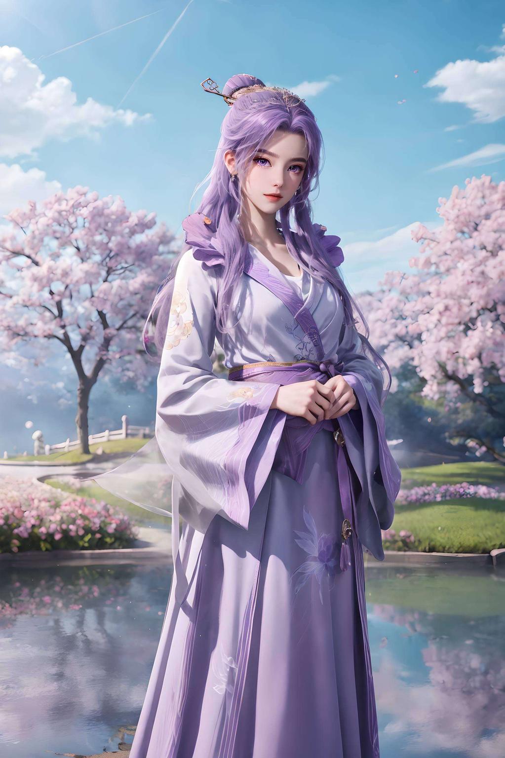 云霄背影壁纸尽显古典韵味