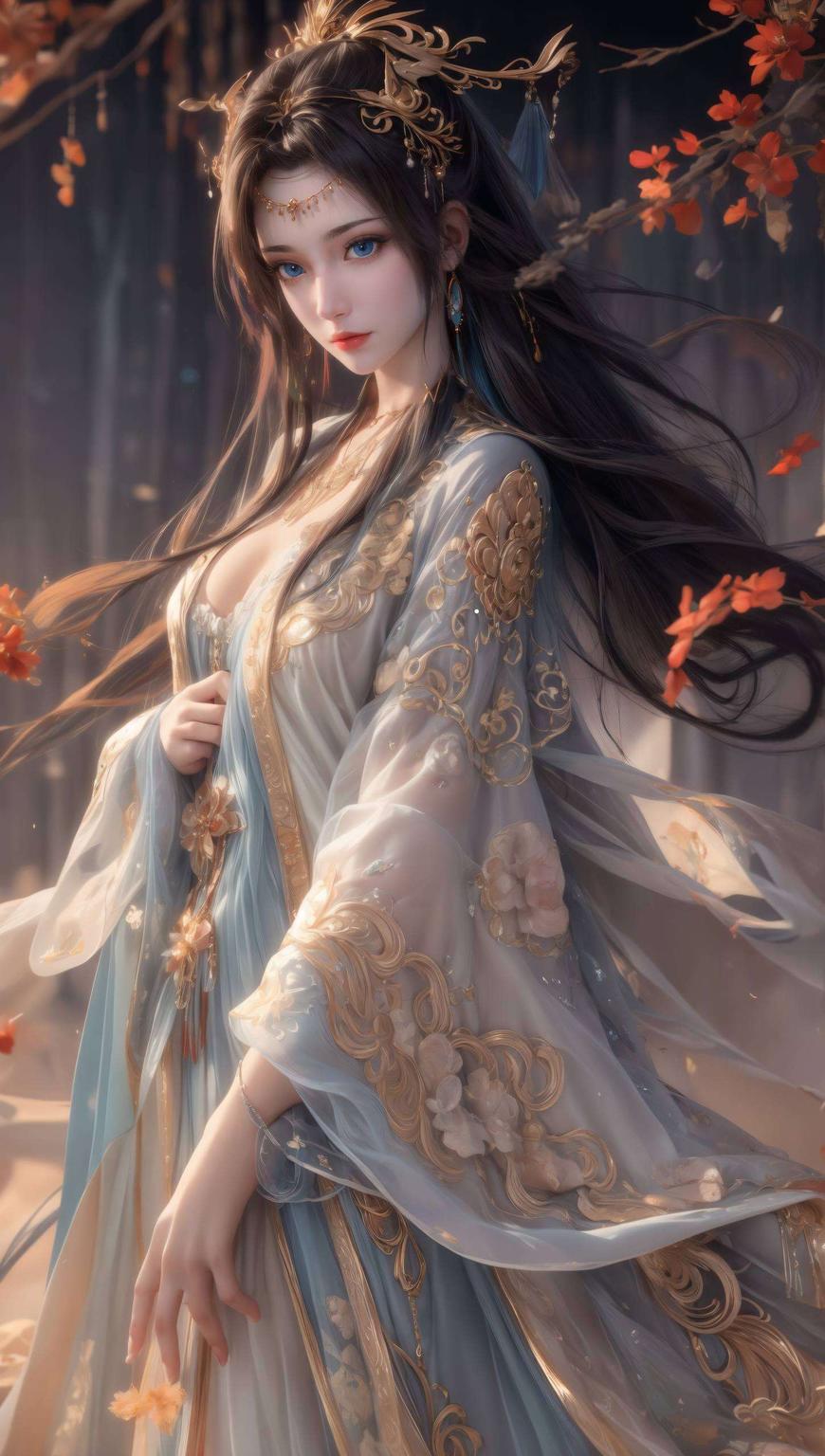 养眼之选！细腻笔触描绘仙侠风情4K三屏拼接