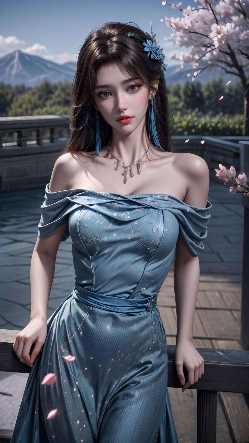 云韵温婉怀孕的姿态尽显母性光辉🌸✨#静态艺术壁纸#