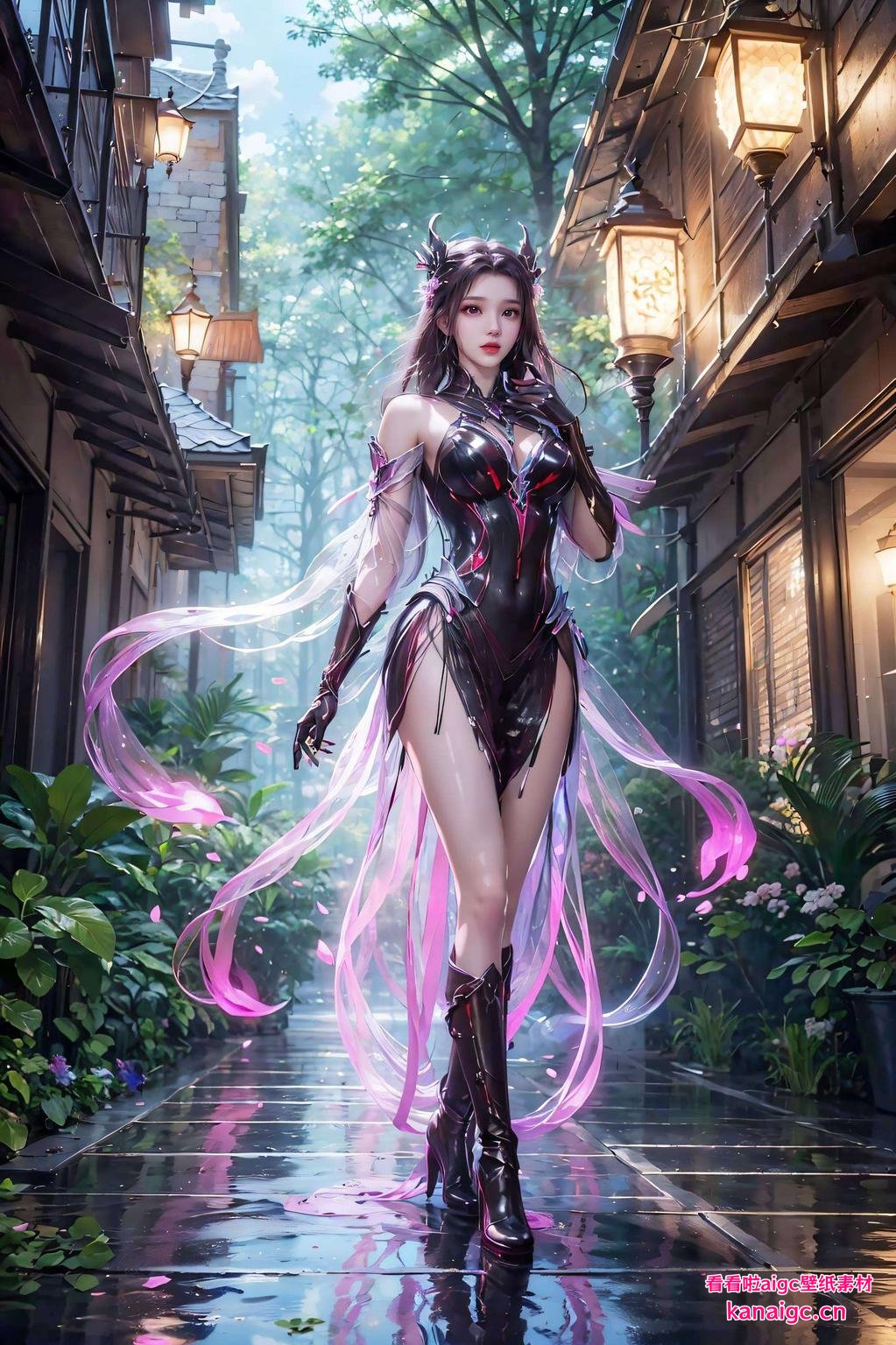 朱竹清古风变装清丽身影