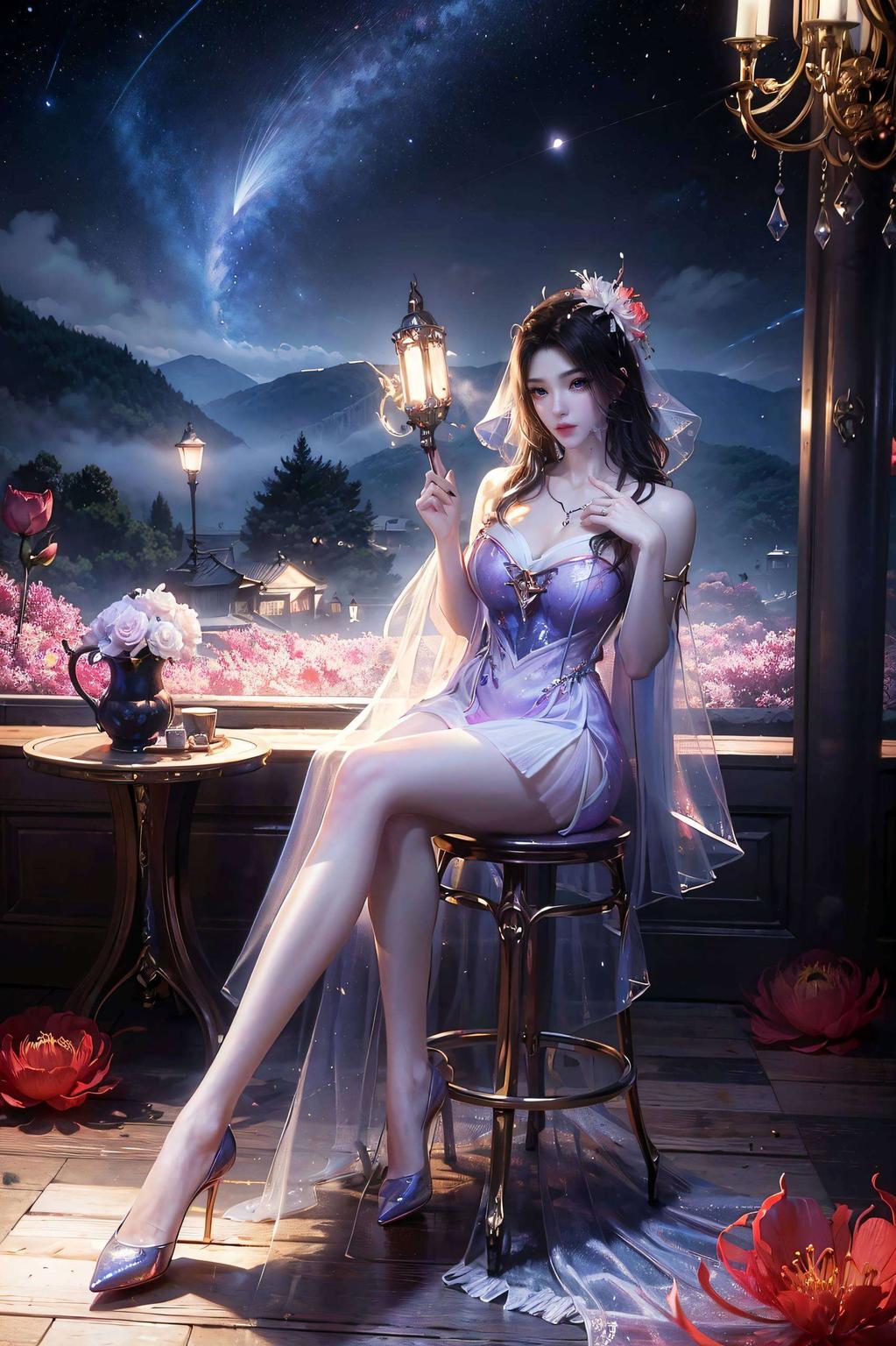 快来下载体验吧！今天给大家带来一款超美的紫灵原画壁纸